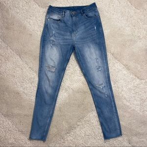 H&M High Waisted distressed skinny’s